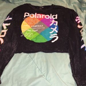 Polaroid crop top